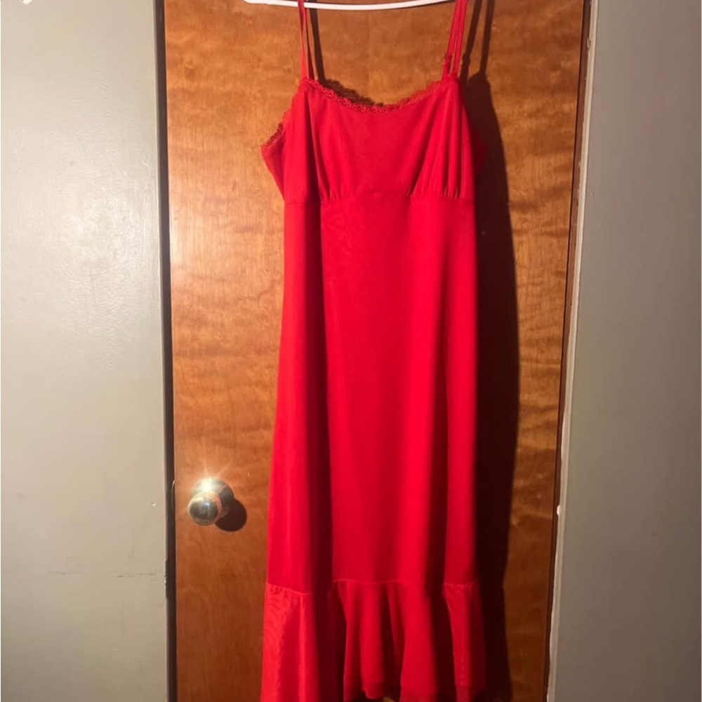 Wild Fable Red Midi Dress